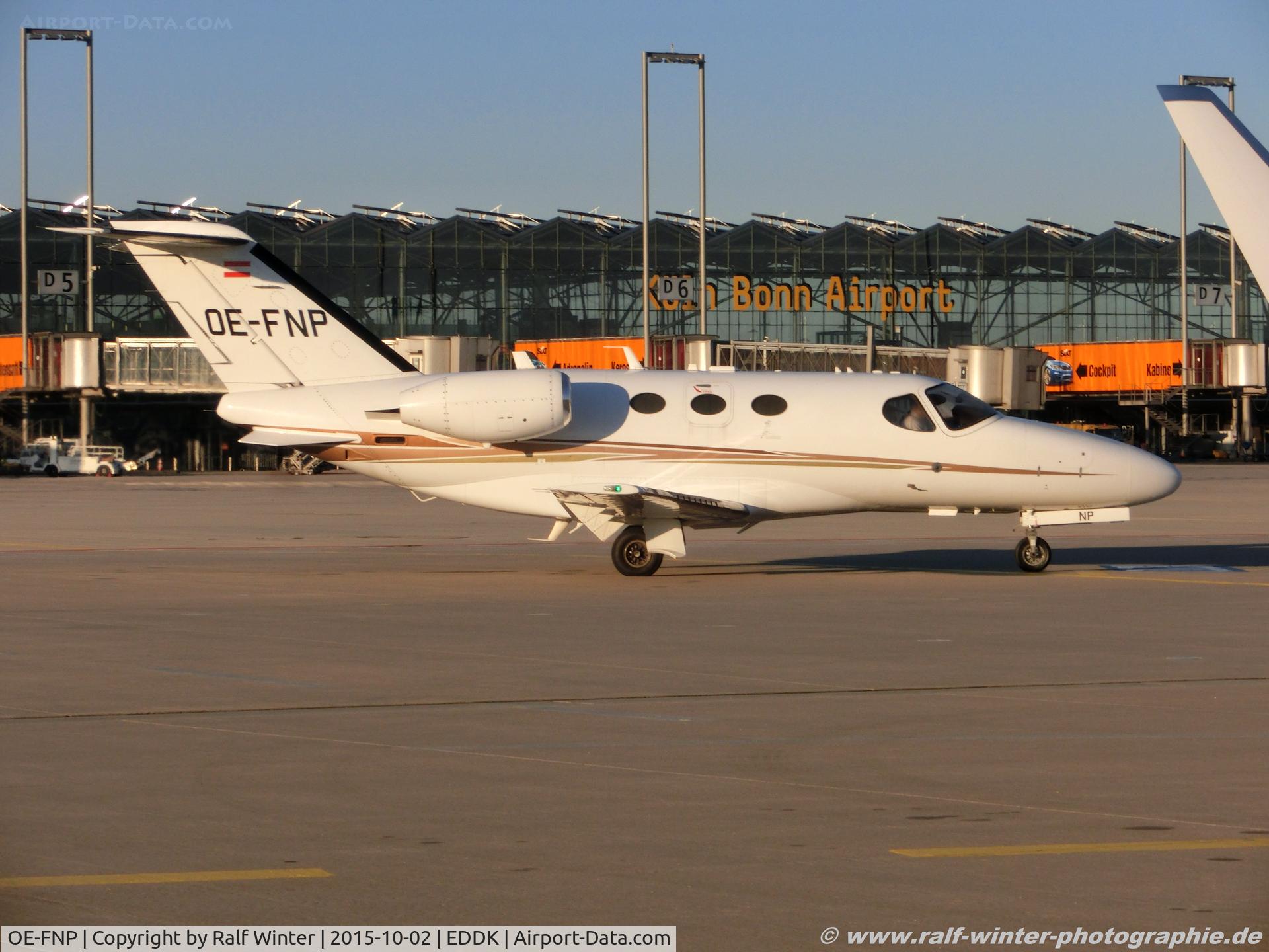 OE-FNP, 2009 Cessna 510 Citation Mustang Citation Mustang C/N 510-0185, Cessna 510 Citation Mustang - GAC GlobeAir AG - 510-0185 - OE-FNP - 02.10.2015 - CGN