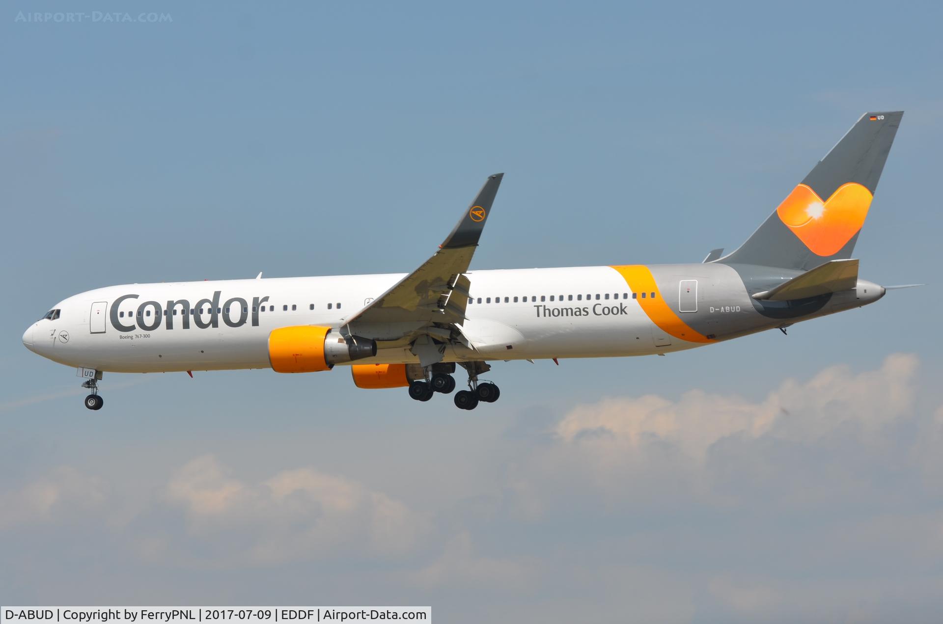 D-ABUD, 1992 Boeing 767-330/ER C/N 26983, Condor B763 landing