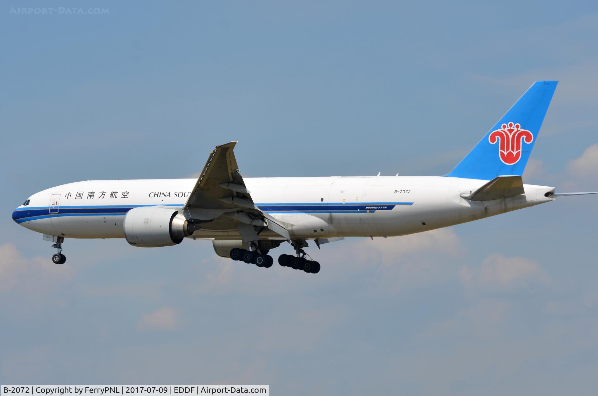 B-2072, 2009 Boeing 777-F1B C/N 37310, China Southern B772F