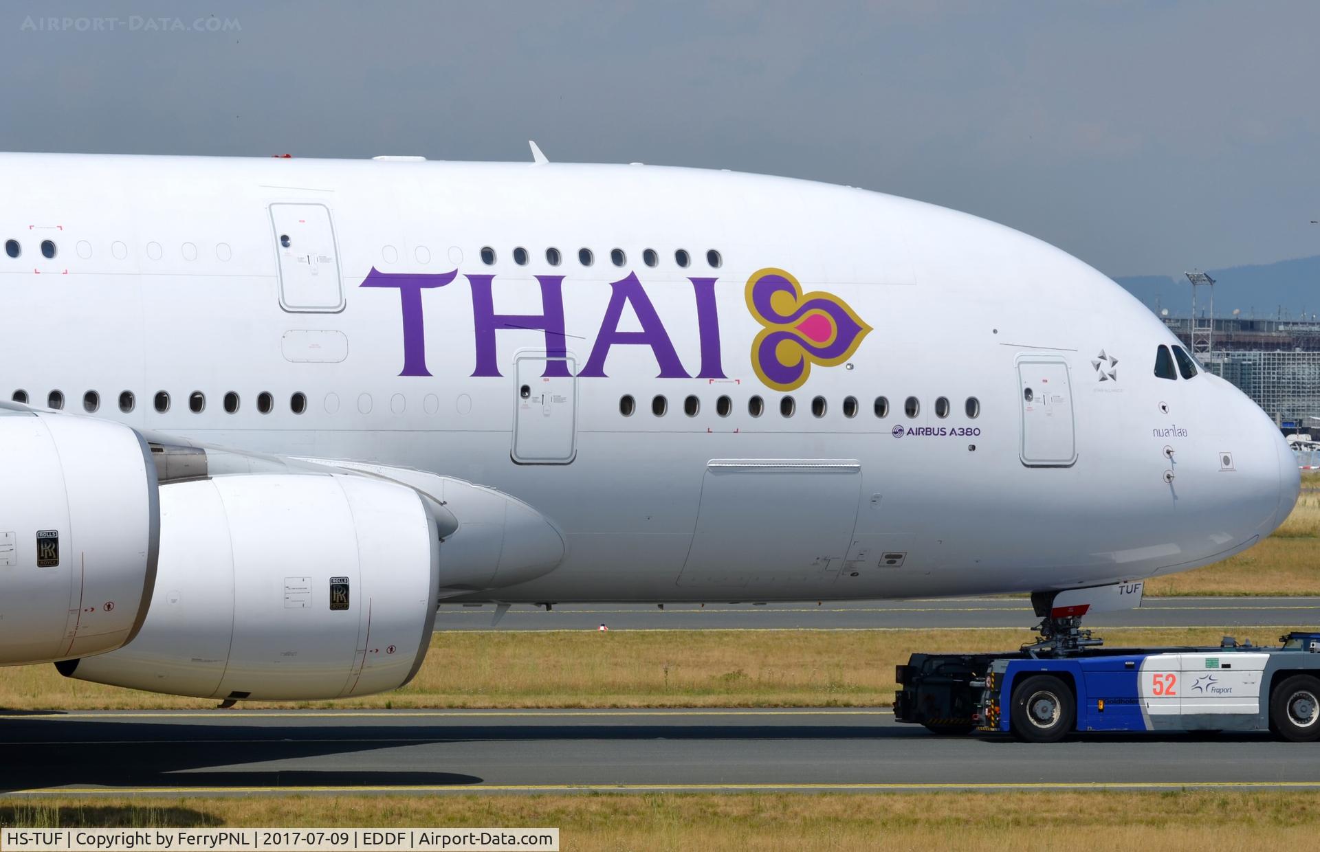 HS-TUF, 2013 Airbus A380-841 C/N 131, Thai A388 front section close up