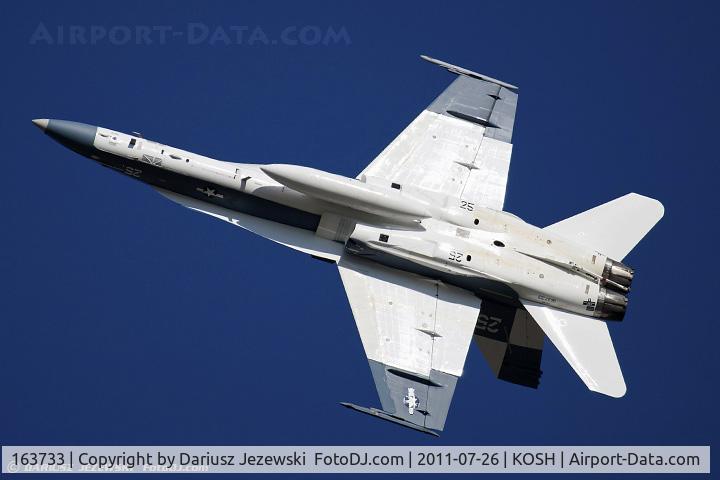 163733, 1989 McDonnell Douglas F/A-18C Hornet C/N 0803, FA-18C Hornet 163733 25 CoNA from VFA-25 Fist of the Fleet NAS Lemoore, CA