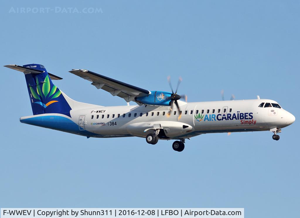 F-WWEV, 2016 ATR 72-600 C/N 1384, C/n 1384 - To be F-OSIX