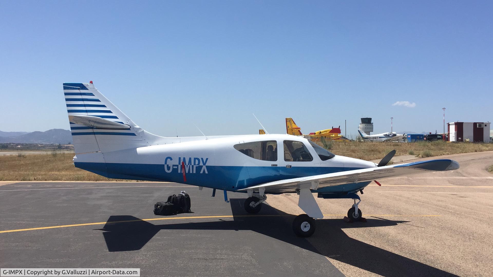 G-IMPX, 1976 Rockwell Commander 112B C/N 512, At LIEO Airport