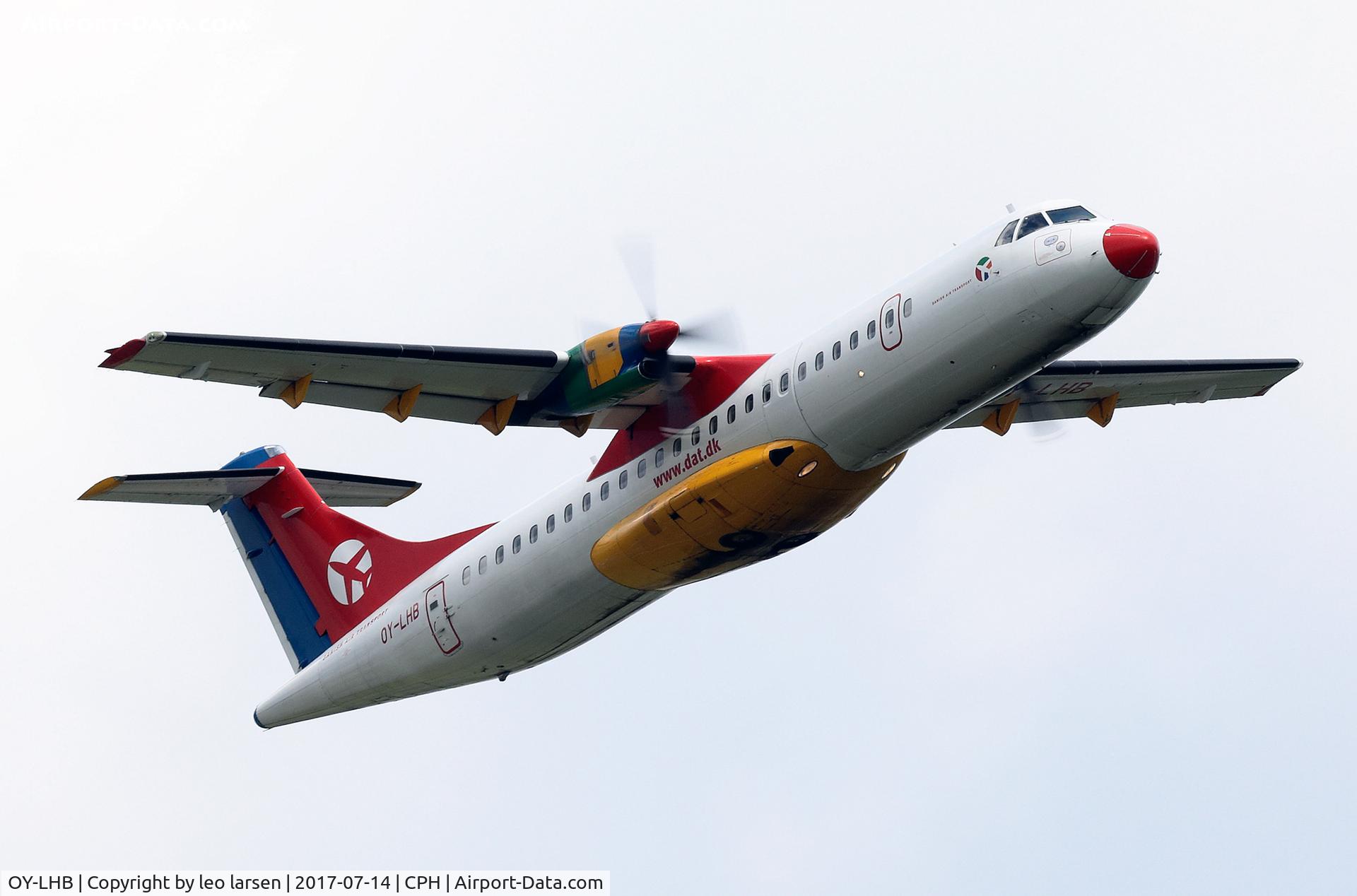 OY-LHB, 1997 ATR 72-202 C/N 496, Copenhagen 14.7.2017