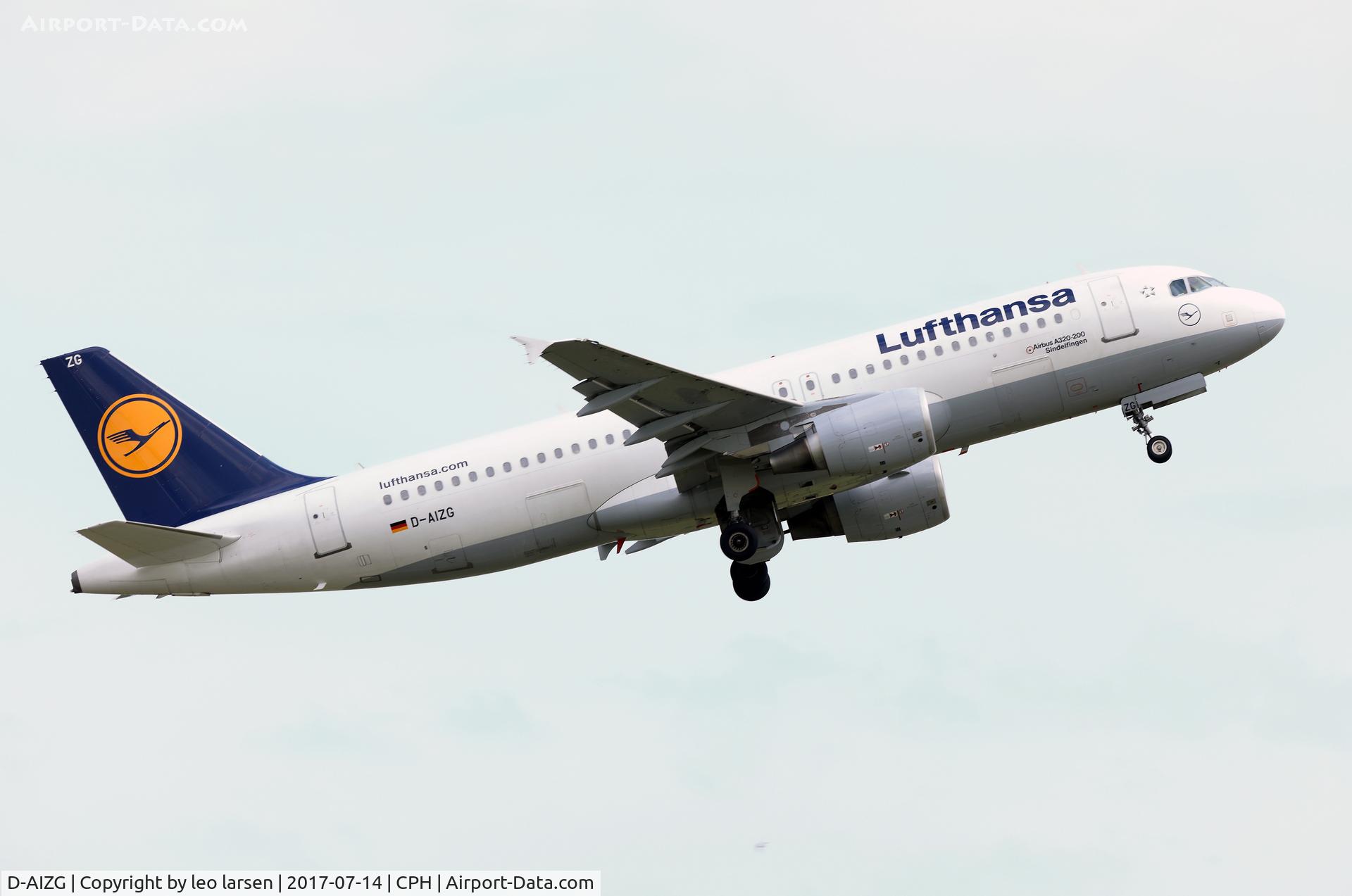 D-AIZG, 2010 Airbus A320-214 C/N 4324, Copenhagen 14.7.2017