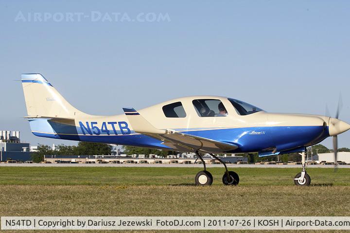 N54TD, 1995 Stoddard-Hamilton Glasair SH-2S C/N 448, Glasair SH-2S CN 448, N54TD