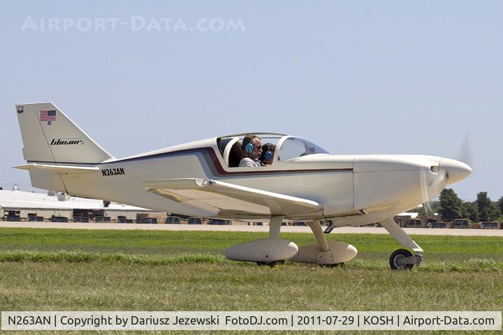 N263AN, 1985 Stoddard-Hamilton Glasair Super II FT C/N 544, Glasair TD CN 544, N263AN