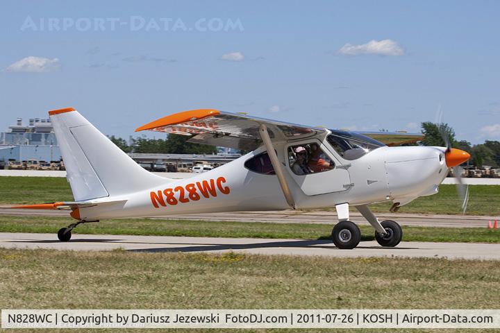N828WC, 2008 Glasair Glastar GS-1 C/N 5814, Glastar CN 5814, N828WC