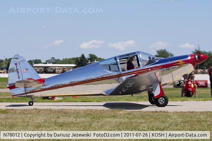 N78012, 1946 Globe GC-1B Swift C/N 2012, Globe GC-1B CN 2012, N78012
