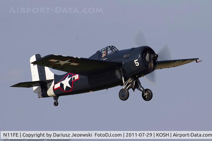 N11FE, 1945 General Motors FM-2 Wildcat C/N 5734, General Motors (Grumman) FM-2 Wildcat CN 5734, N11FE