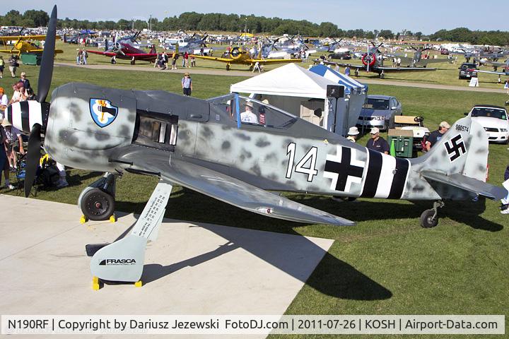 N190RF, Focke-Wulf Fw-190A-9 C/N 980 574, Focke Wulf FW 190A-9 CN 980 574, NX190RF