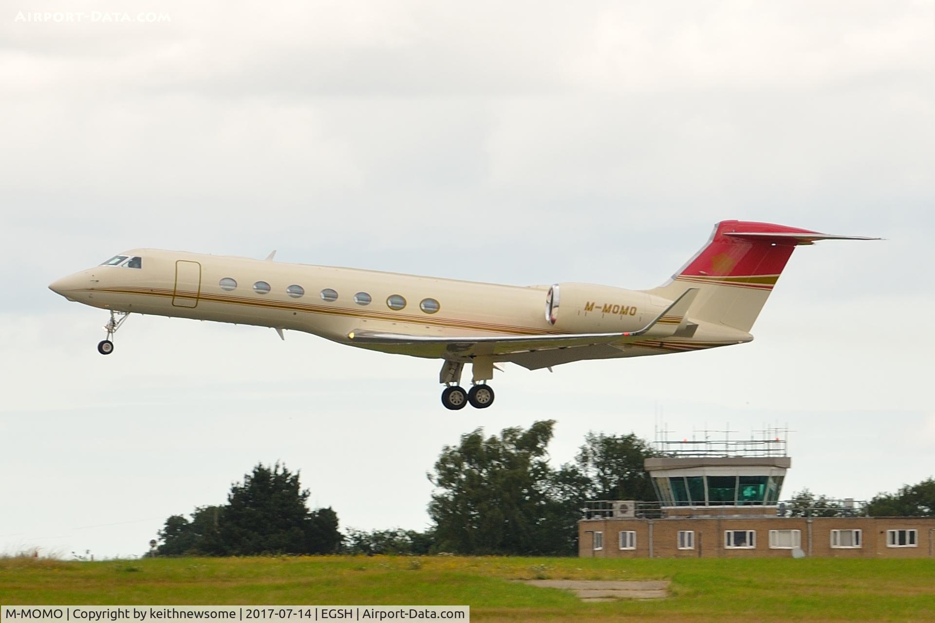 M-MOMO, 2010 Gulfstream Aerospace GV-SP (G550) C/N 5292, One of three ILS approaches.
