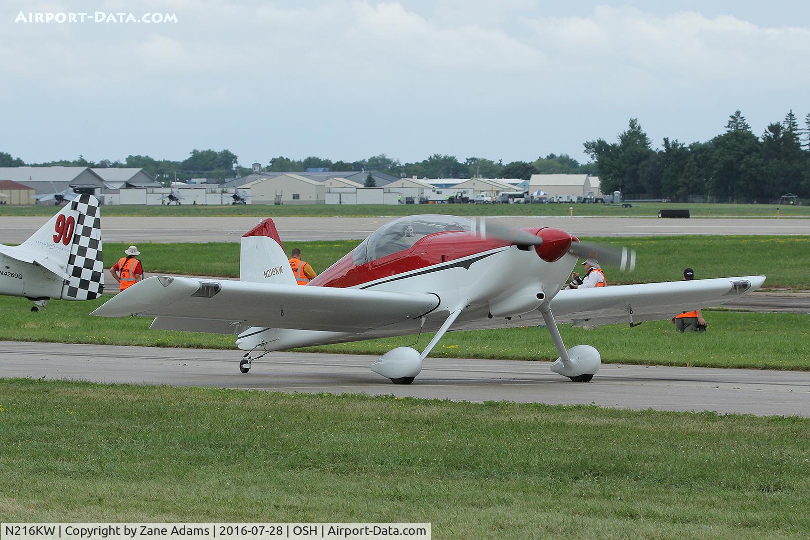 N216KW, Vans RV-6 C/N 24778, At the 2016 EAA AirVenture - Oshkosh, Wisconsin