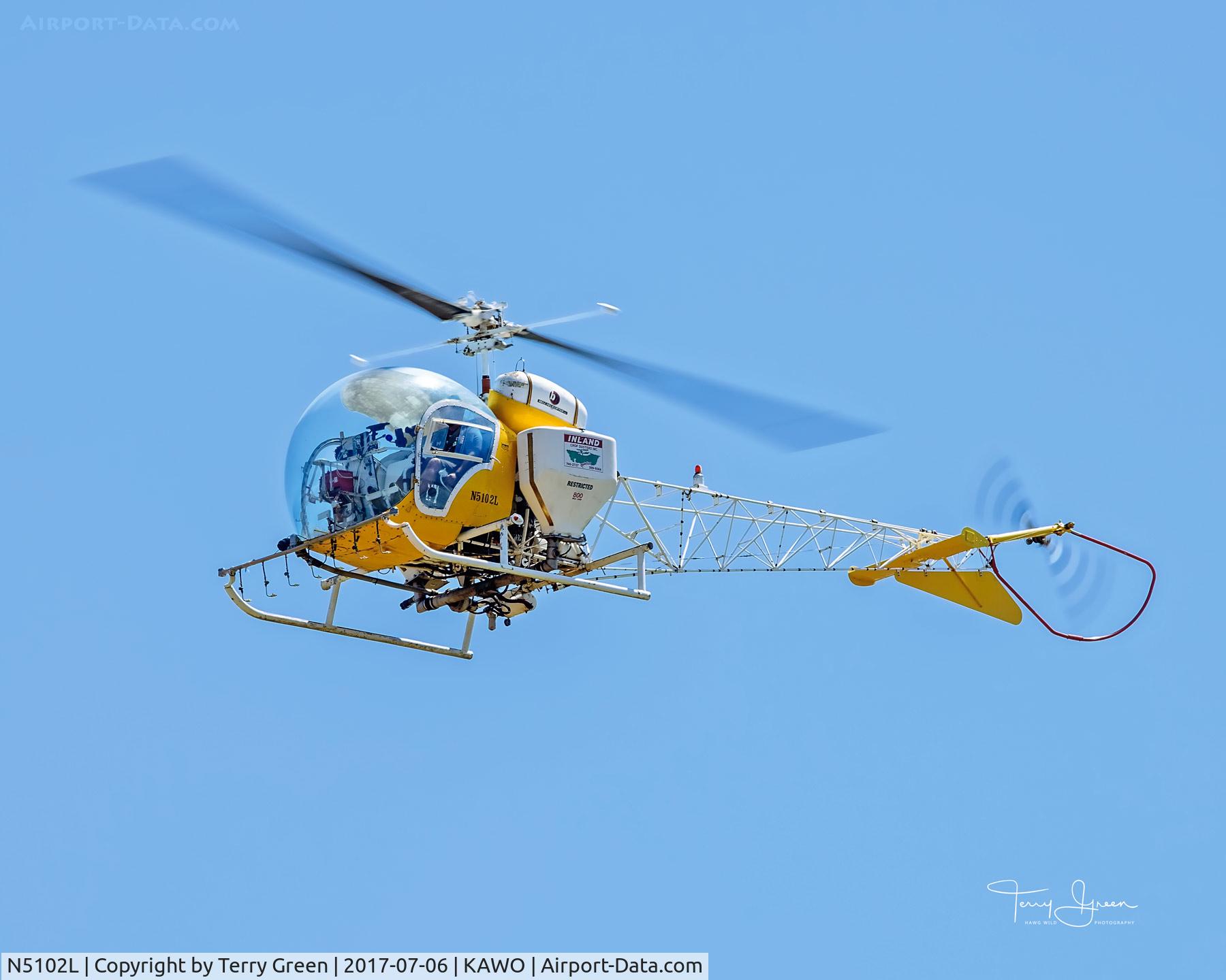 N5102L, 1967 Bell 47G-4A C/N 7560, KAWO