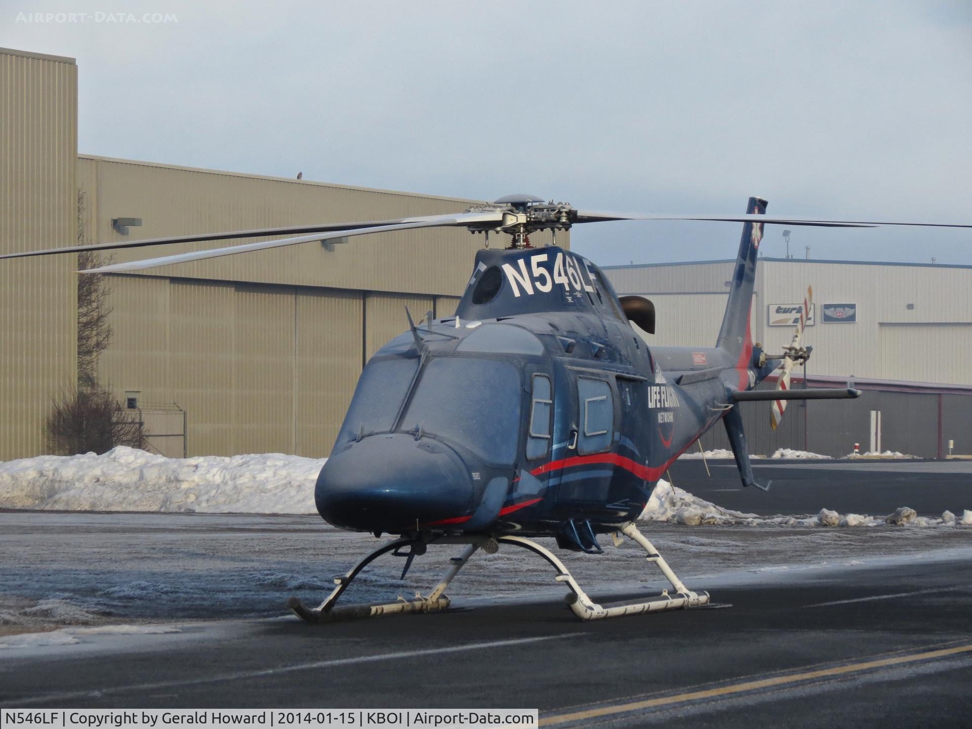 N546LF, 2013 AgustaWestland AW-119 MKII Koala C/N 14802, Parked on the Life Flight ramp.