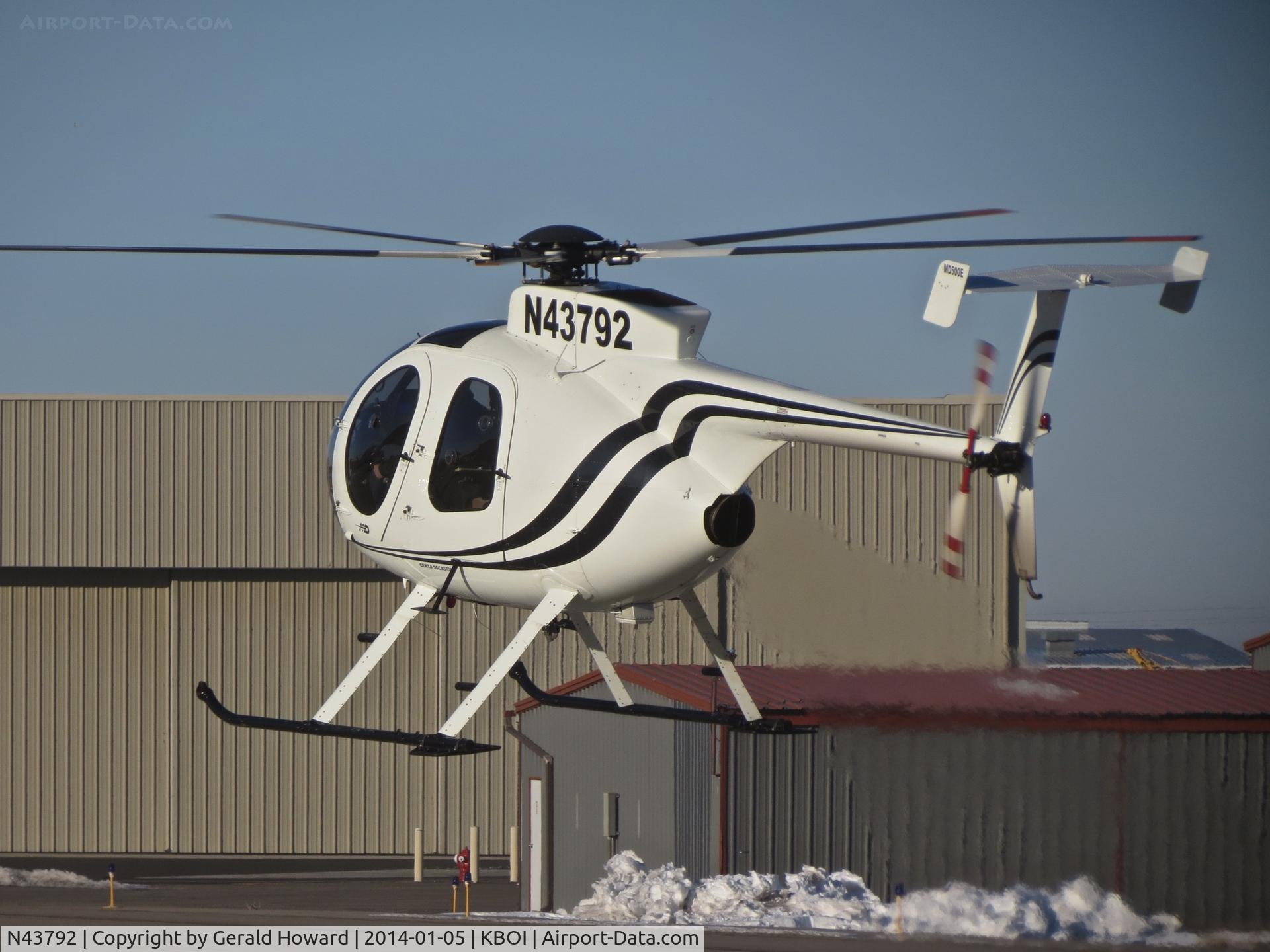 N43792, MD Helicopters 369E C/N 0601E, Taxiing down Kilo.