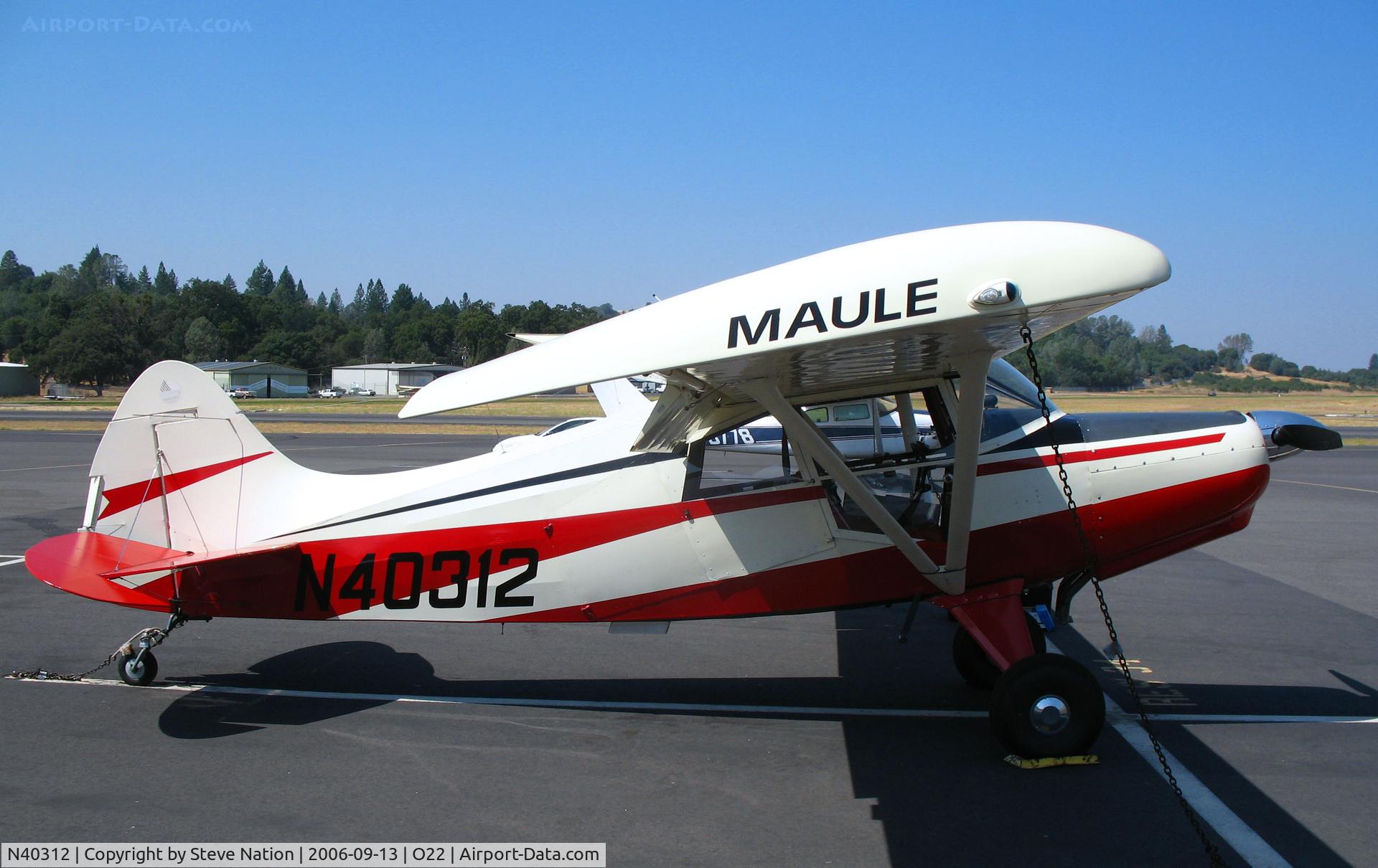 N40312, 1971 Maule M-4-220C Strata Rocket C/N 2086C, VB Glass Co (Jamestown, CA) 1971 Male M-4-270C @ Columbia, CA home base