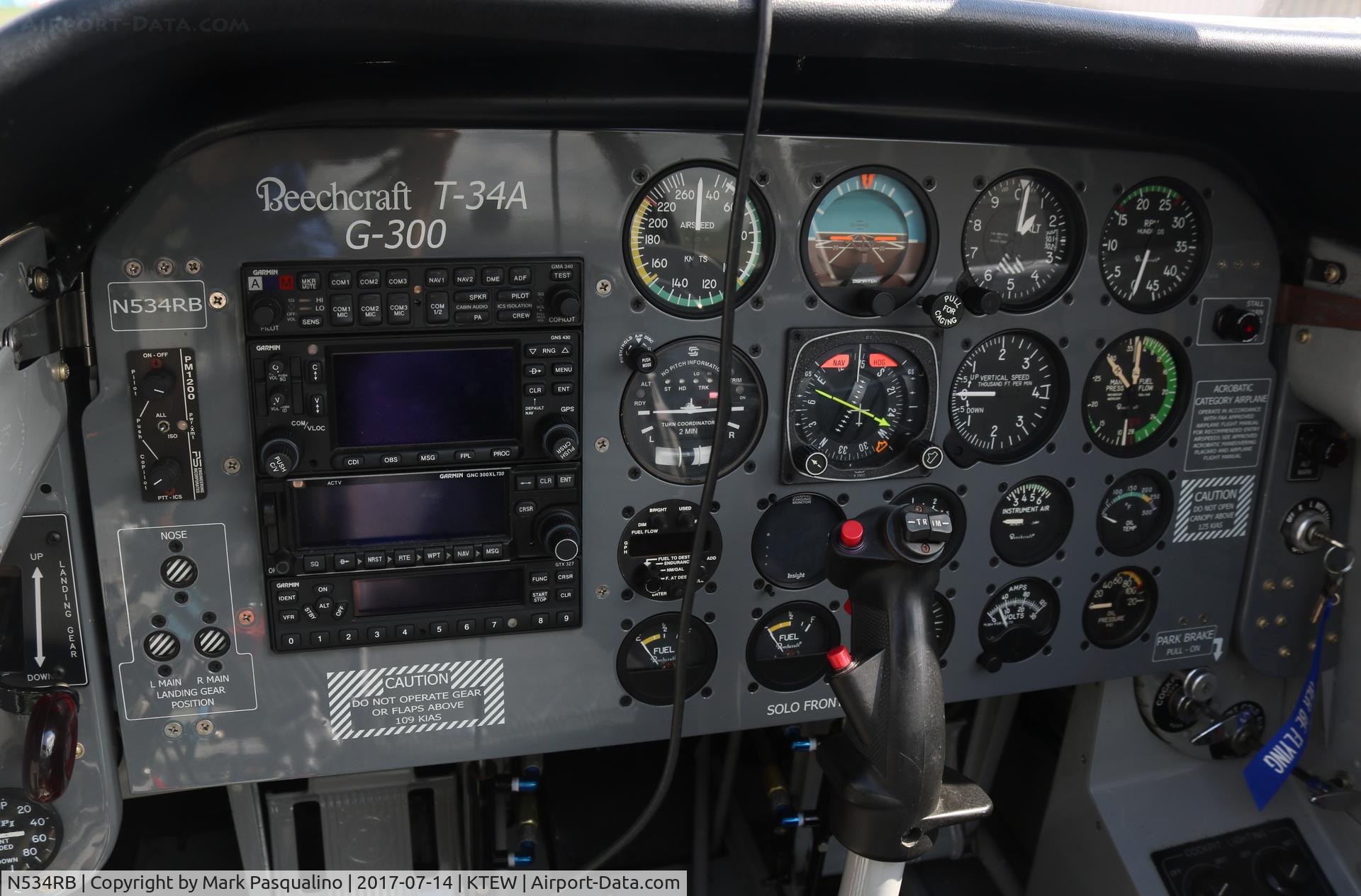 N534RB, 1953 Beech T-34A (A45) Mentor Mentor C/N G-300, Beech T-34A