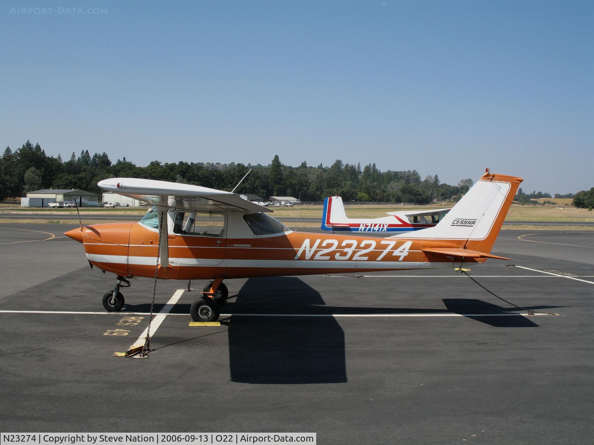 N23274, 1968 Cessna 150H C/N 15068841, Locally-based 1958 Cessna 150H @ Columbia, Ca