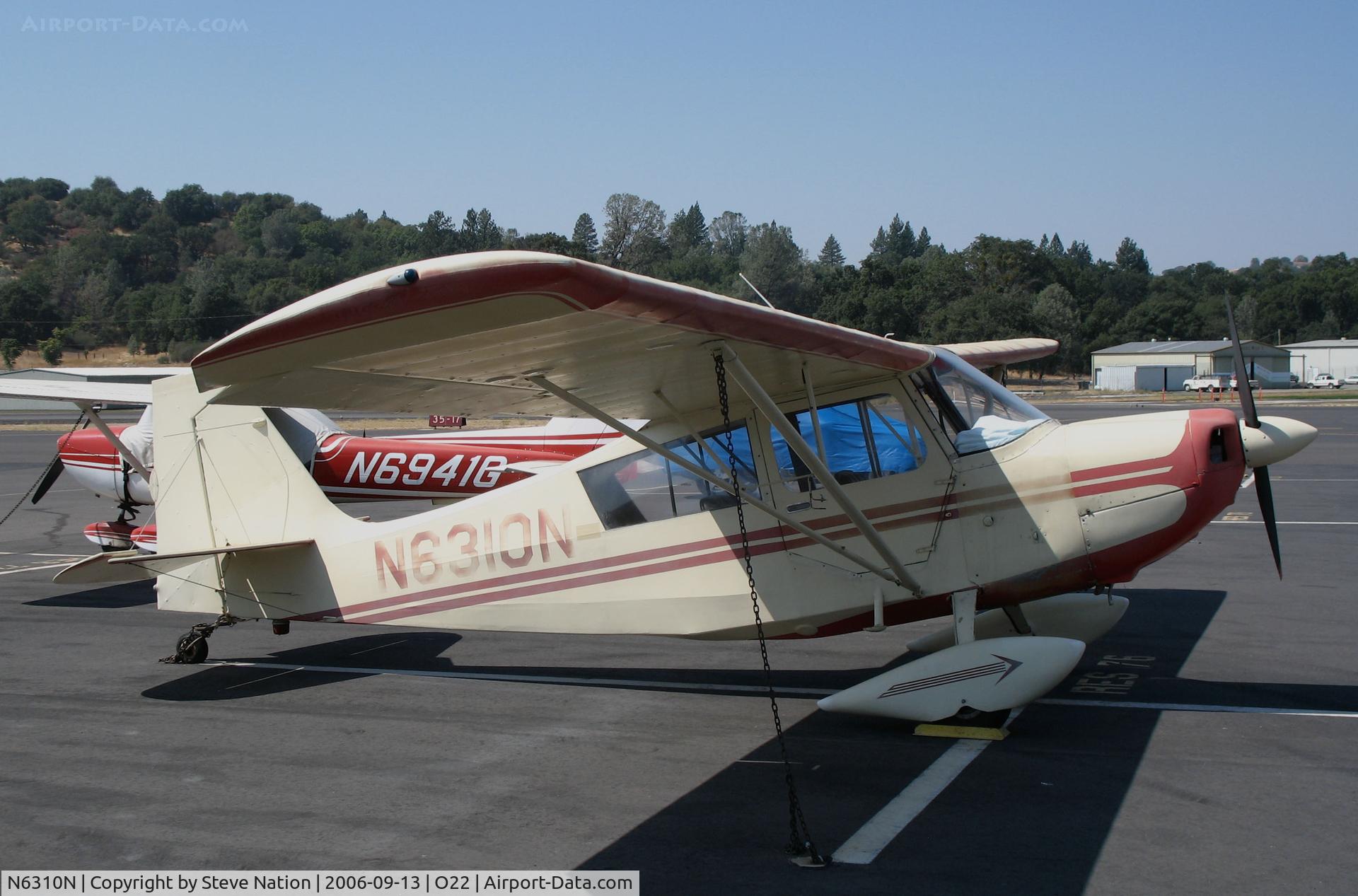 N6310N, 1967 Champion 7ECA Citabria C/N 463, Locally-based 1967 Champion 7ECA @ Columbia, CA