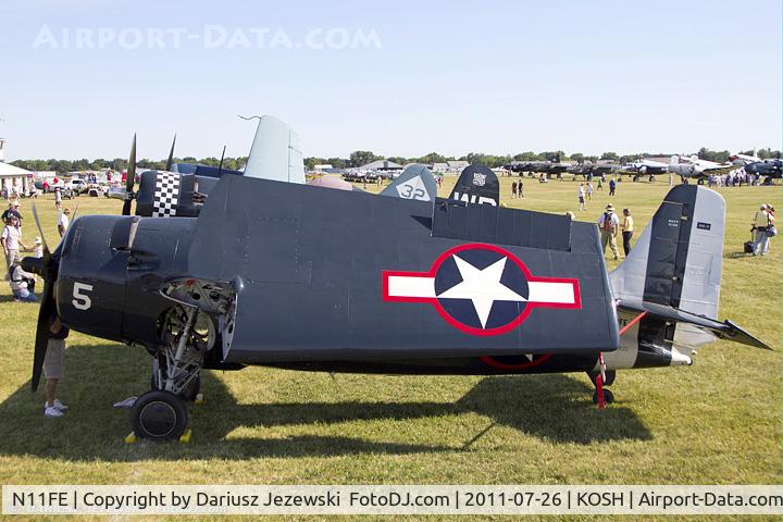 N11FE, 1945 General Motors FM-2 Wildcat C/N 5734, Grumman FM-2 Wildcat CN 5734, N11FE