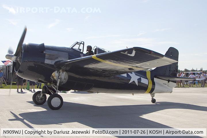 N909WJ, 1944 General Motors (Grumman) FM-2 Wildcat C/N 16203, Grumman FM-2 Wildcat CN 16203, NL909WJ
