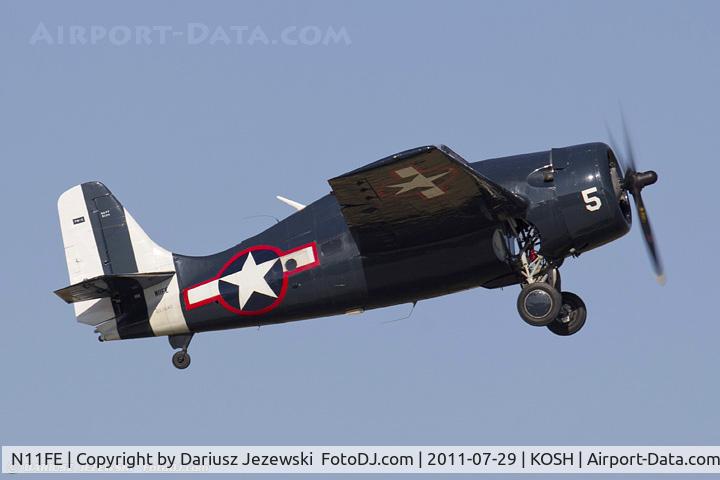 N11FE, 1945 General Motors FM-2 Wildcat C/N 5734, Grumman FM-2 Wildcat CN 5734, N11FE