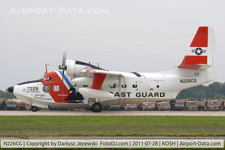 N226CG, 1953 Grumman HU-16B Albatross C/N G-307 (USAF 51-7226), Grumman HU-16B Albatross CN 7226, N226CG