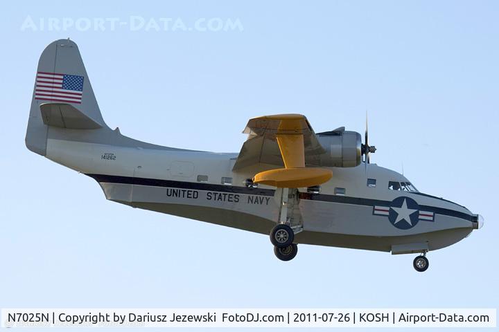 N7025N, 1955 Grumman HU-16C (UF-1) Albatross C/N G-409, Grumman HU-16 Albatross CN 141262, N7025N