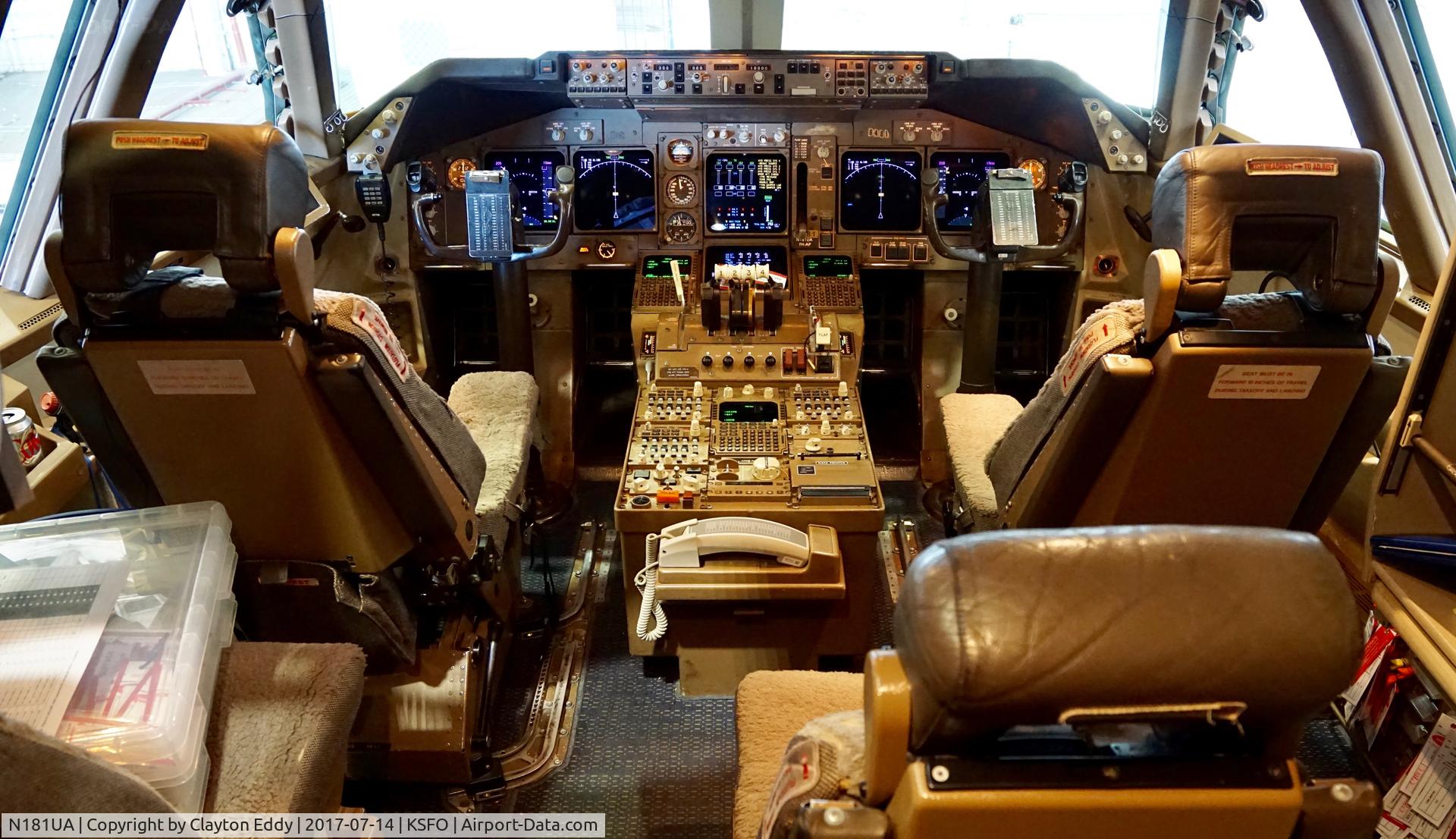 N181UA, 1991 Boeing 747-422 C/N 25278, SFO 2017.