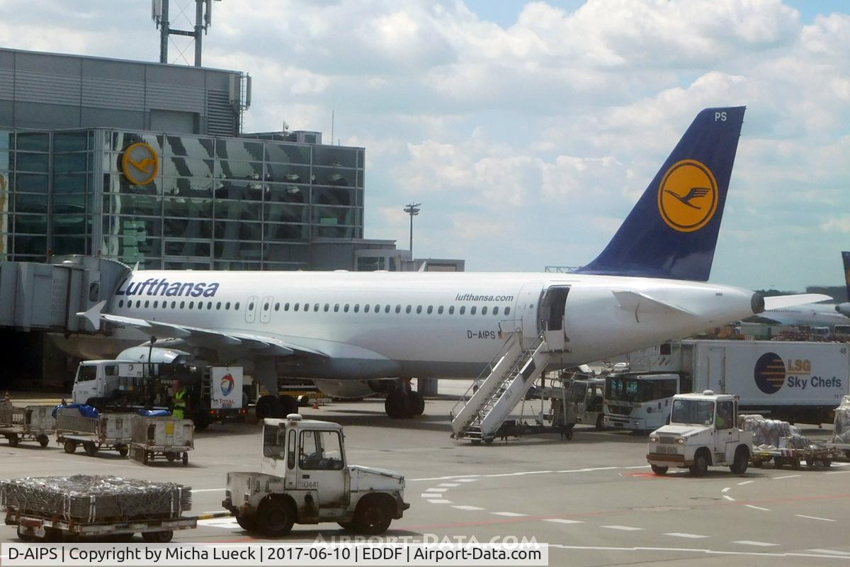 D-AIPS, 1990 Airbus A320-211 C/N 0116, At Frankfurt