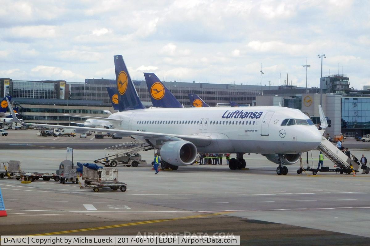 D-AIUC, 2014 Airbus A320-214 C/N 6006, At Frankfurt