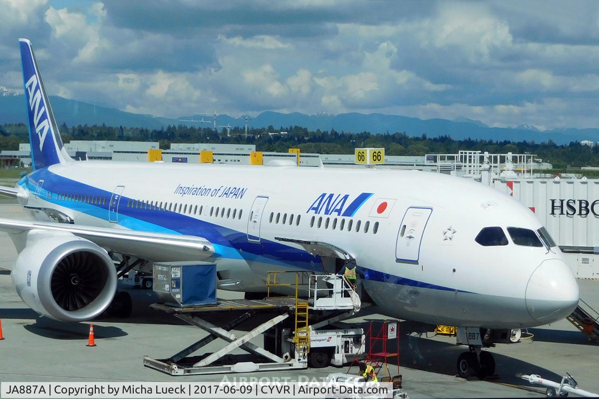 JA887A, 2016 Boeing 787-9 Dreamliner Dreamliner C/N 43874, At Vancouver