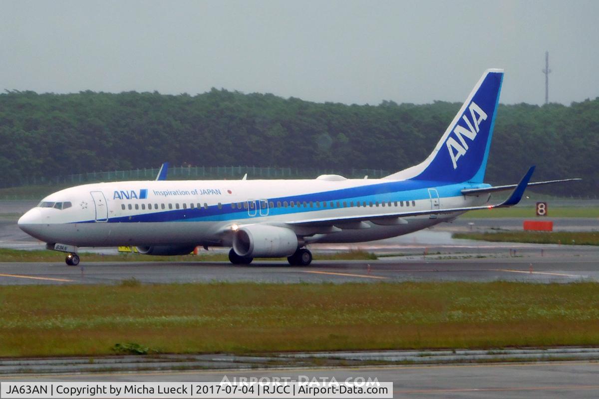 JA63AN, 2010 Boeing 737-881 C/N 33901, At New Chitose