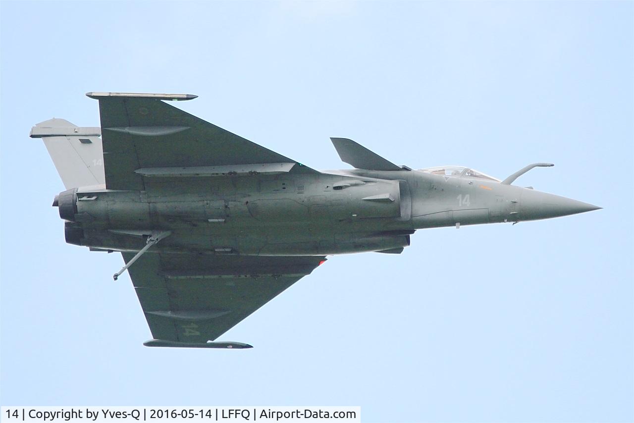 14, Dassault Rafale M C/N 14, Dassault Rafale M, On display, La Ferté-Alais airfield (LFFQ) Air show 2016