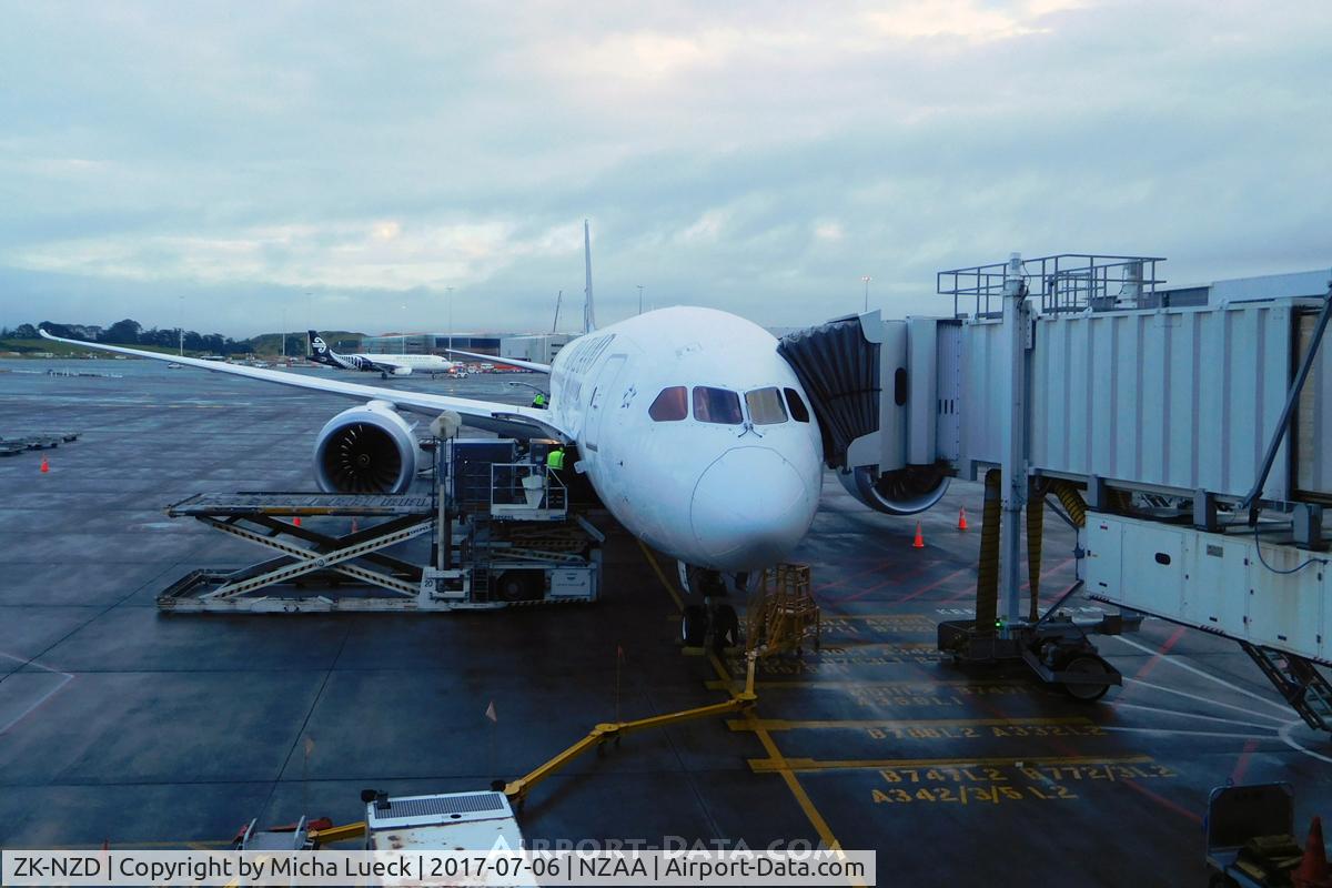 ZK-NZD, 2013 Boeing 787-9 Dreamliner C/N 41989, Just arrived from Narita