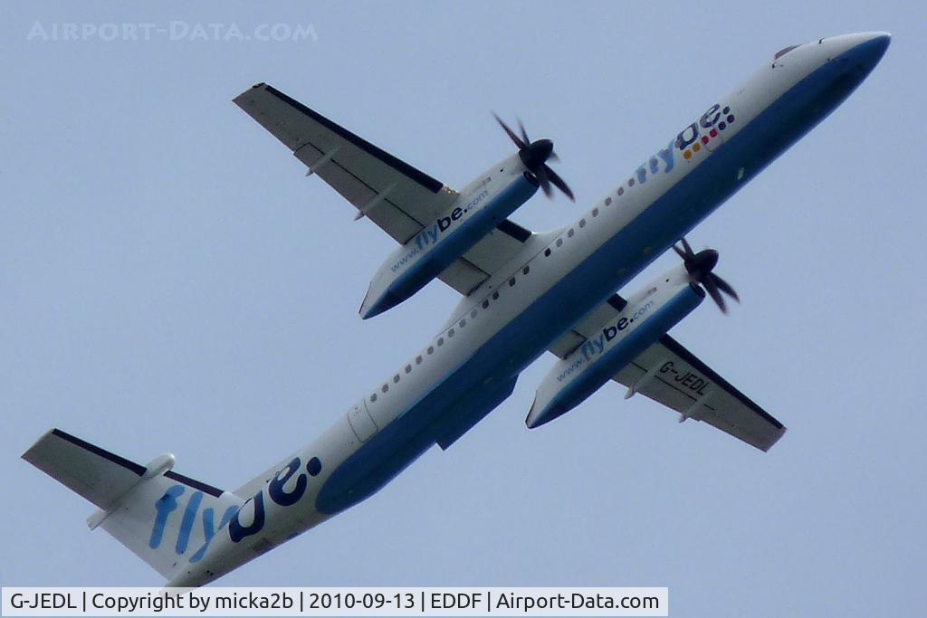 G-JEDL, 2002 De Havilland Canada DHC-8-402Q Dash 8 C/N 4067, Take off