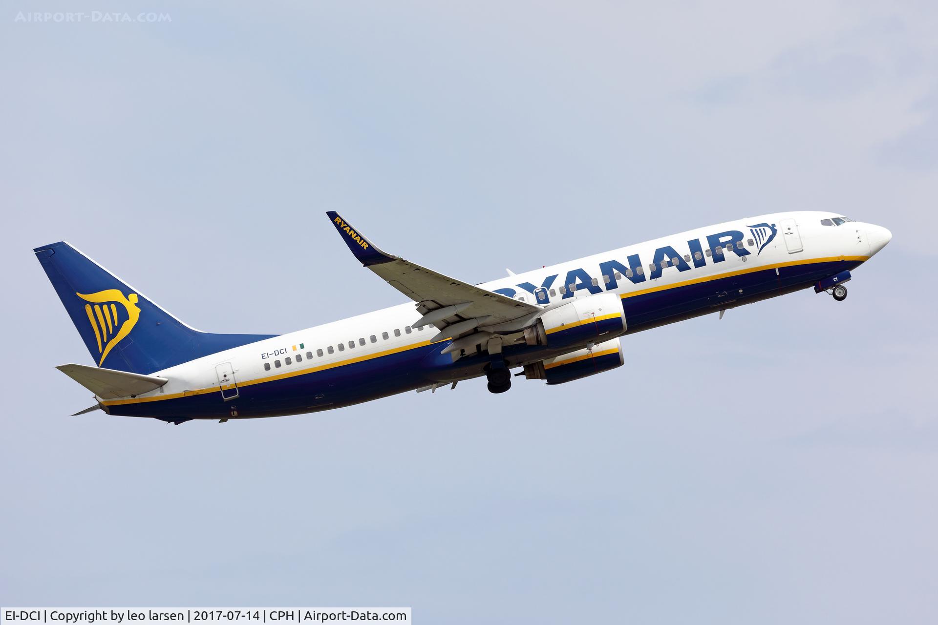 EI-DCI, 2004 Boeing 737-8AS C/N 33567, Copenhagen 14.7.2017