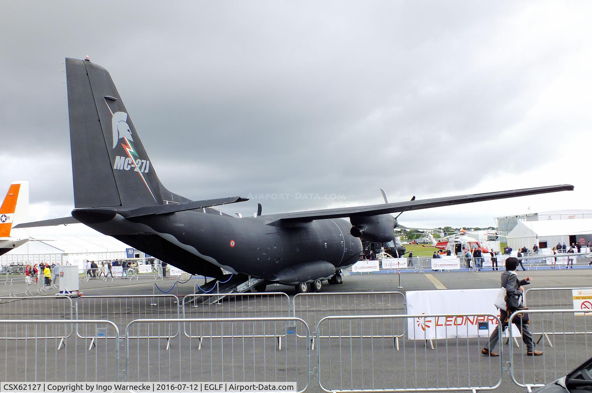 CSX62127, 1980 Alenia C-27J Spartan C/N 4033, Alenia MC-27J Praetorian at Farnborough International 2016
