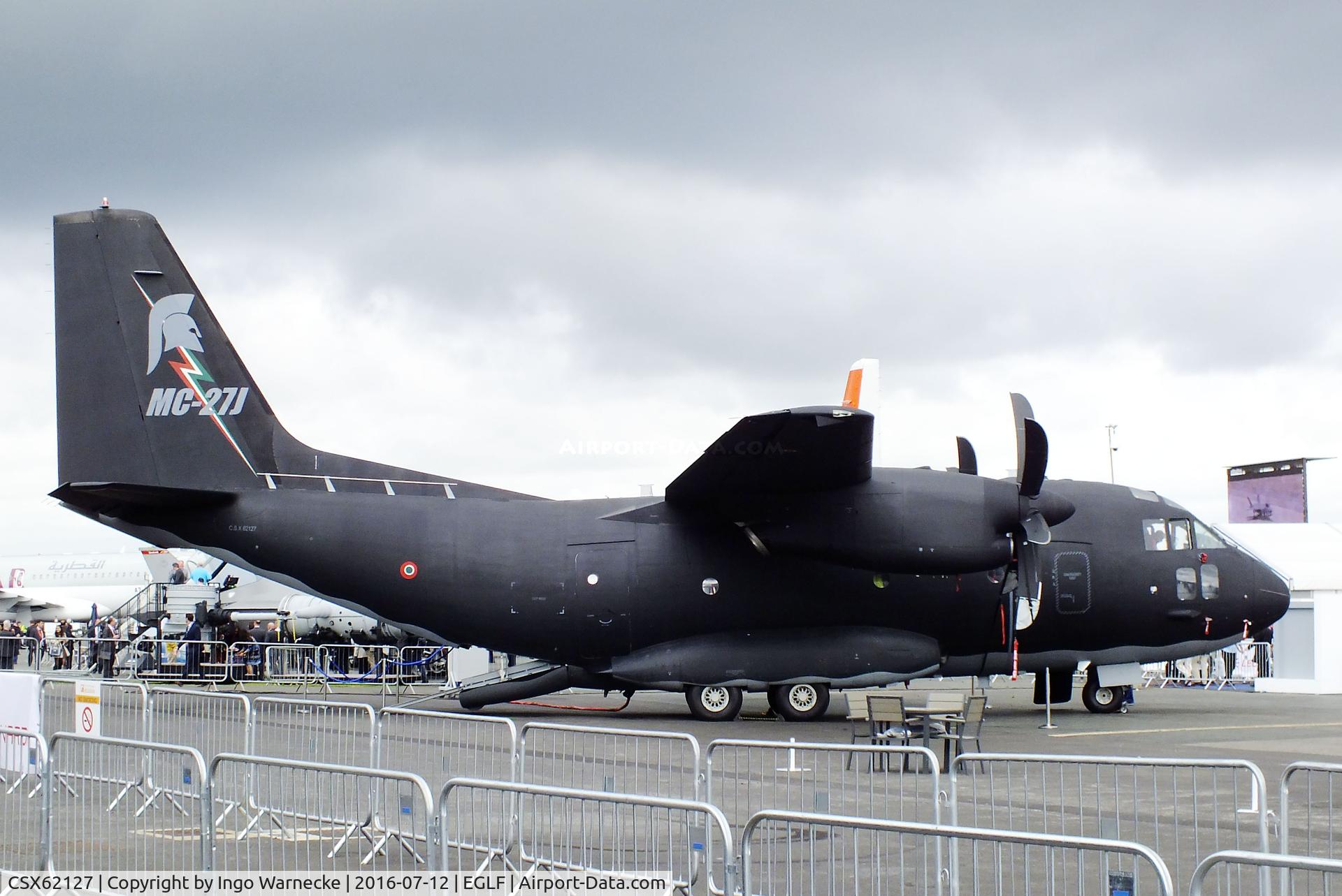 CSX62127, 1980 Alenia C-27J Spartan C/N 4033, Alenia MC-27J Praetorian at Farnborough International 2016