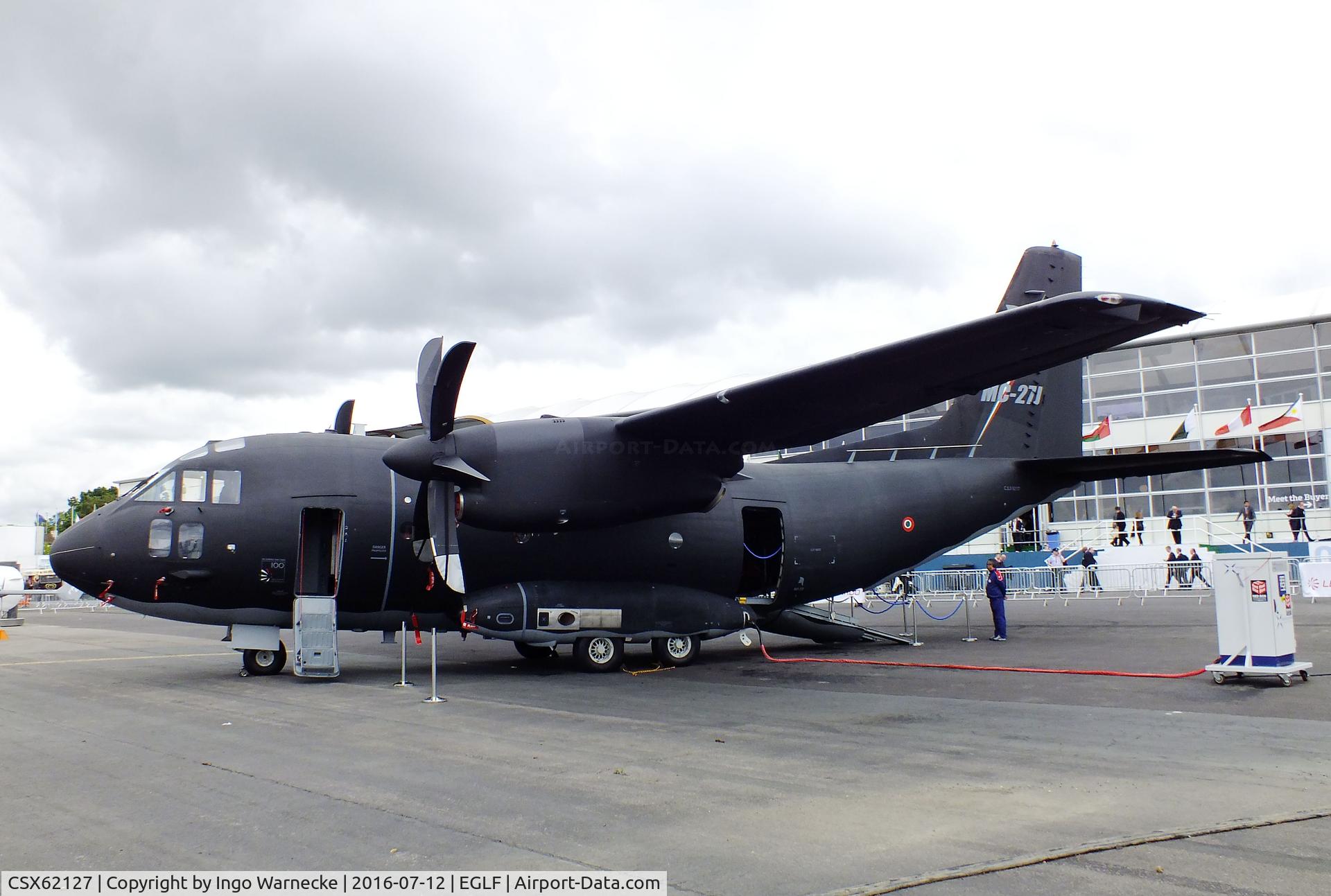 CSX62127, 1980 Alenia C-27J Spartan C/N 4033, Alenia MC-27J Praetorian at Farnborough International 2016