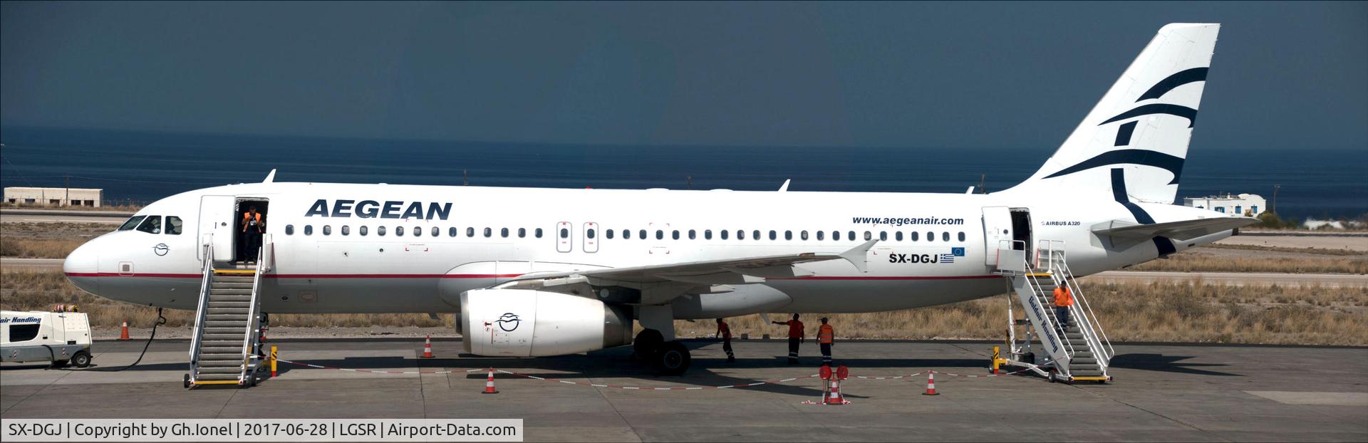 SX-DGJ, 2007 Airbus A320-232 C/N 3316, Santorini Race Bucharest