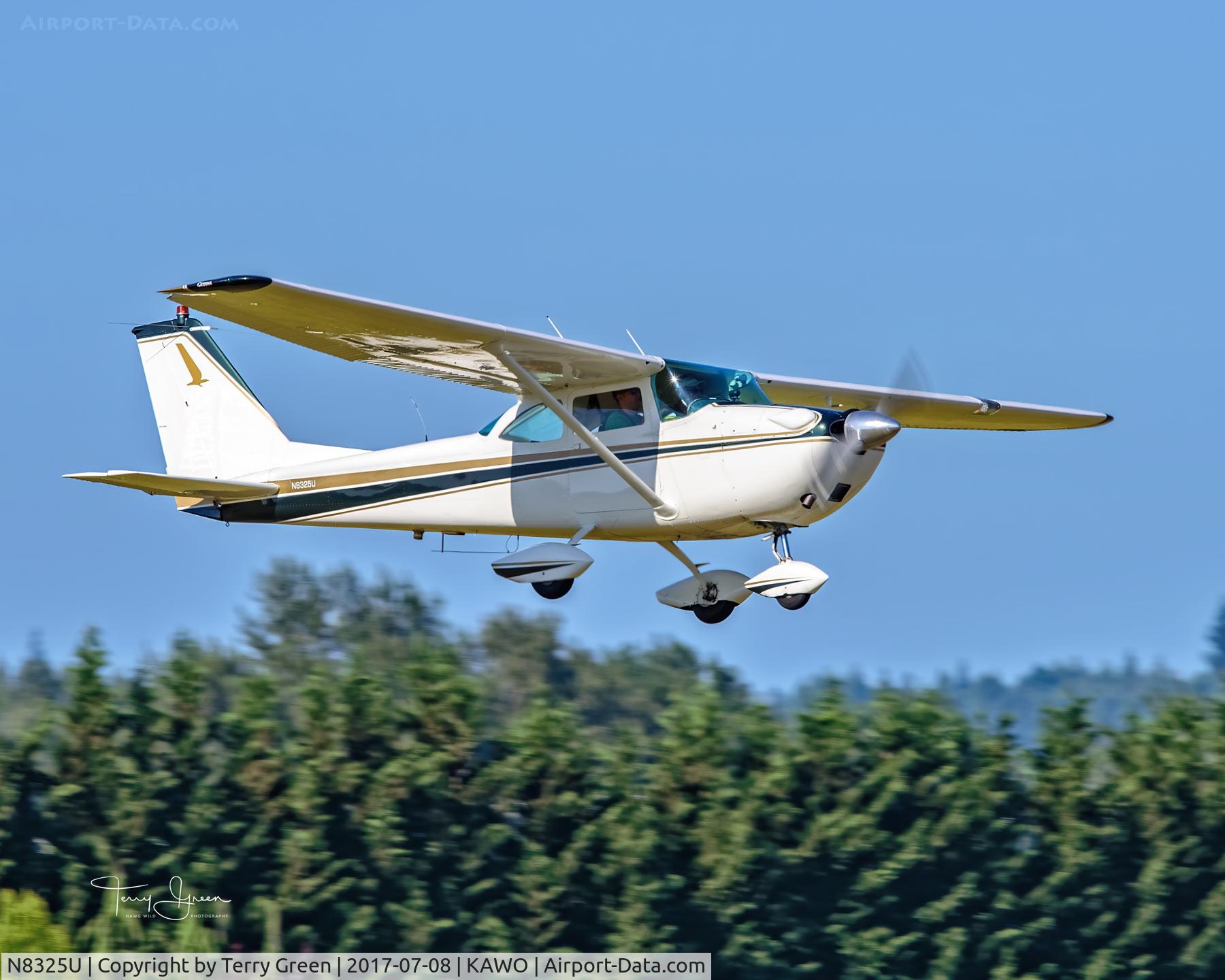 N8325U, 1964 Cessna 172F C/N 17252225, KAWO