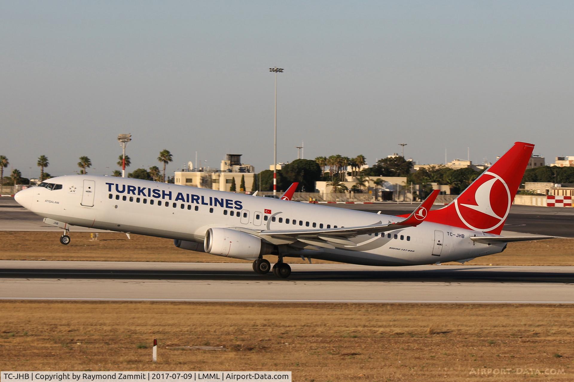 TC-JHB, 2008 Boeing 737-8F2 C/N 35741, B737-800 TC-JHB Turkish Airlines