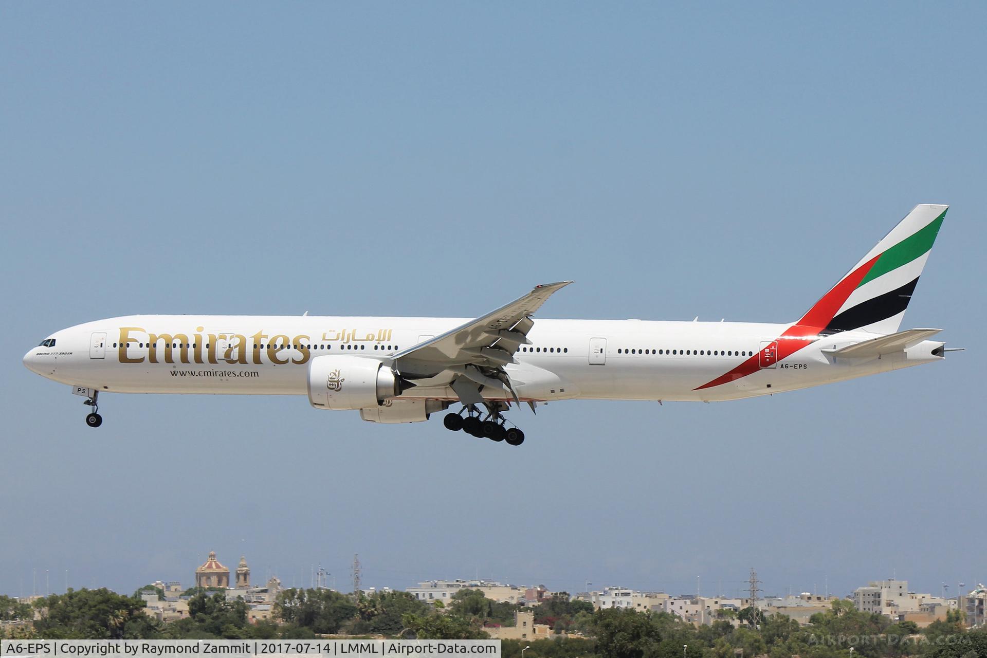 A6-EPS, 2016 Boeing 777-31H/ER C/N 42338, B777 A6-EPS Emirates Airlines