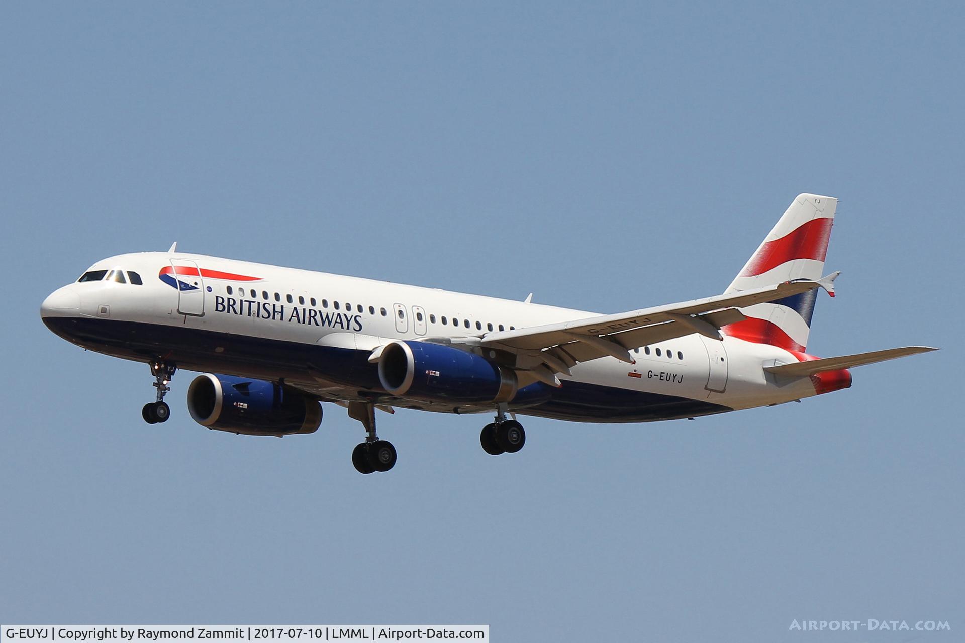 G-EUYJ, 2010 Airbus A320-232 C/N 4464, A320 G-EUYJ British Airways