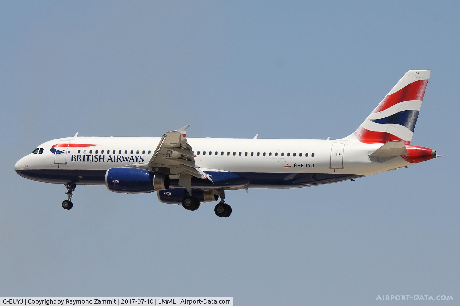 G-EUYJ, 2010 Airbus A320-232 C/N 4464, A320 G-EUYJ British Airways
