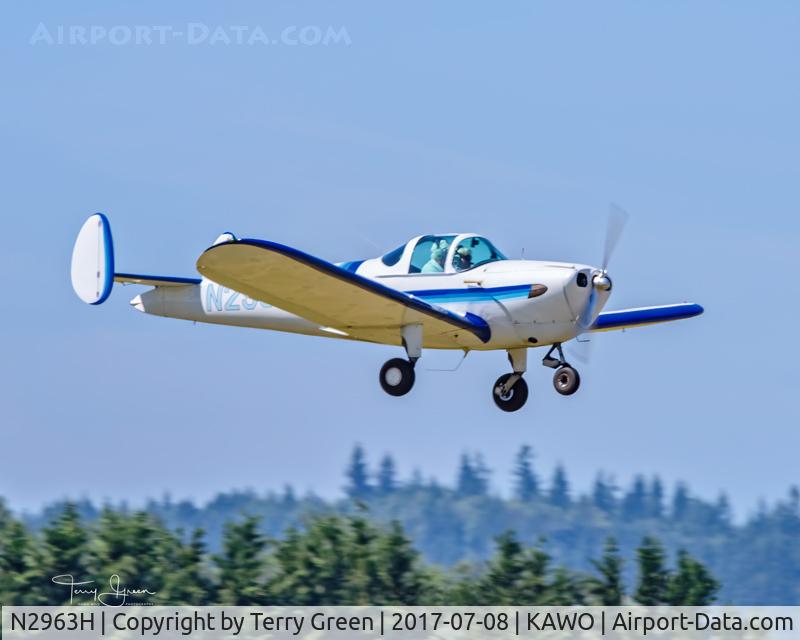 N2963H, 1946 Erco 415C Ercoupe C/N 3588, 2017 Arlington Fly-In