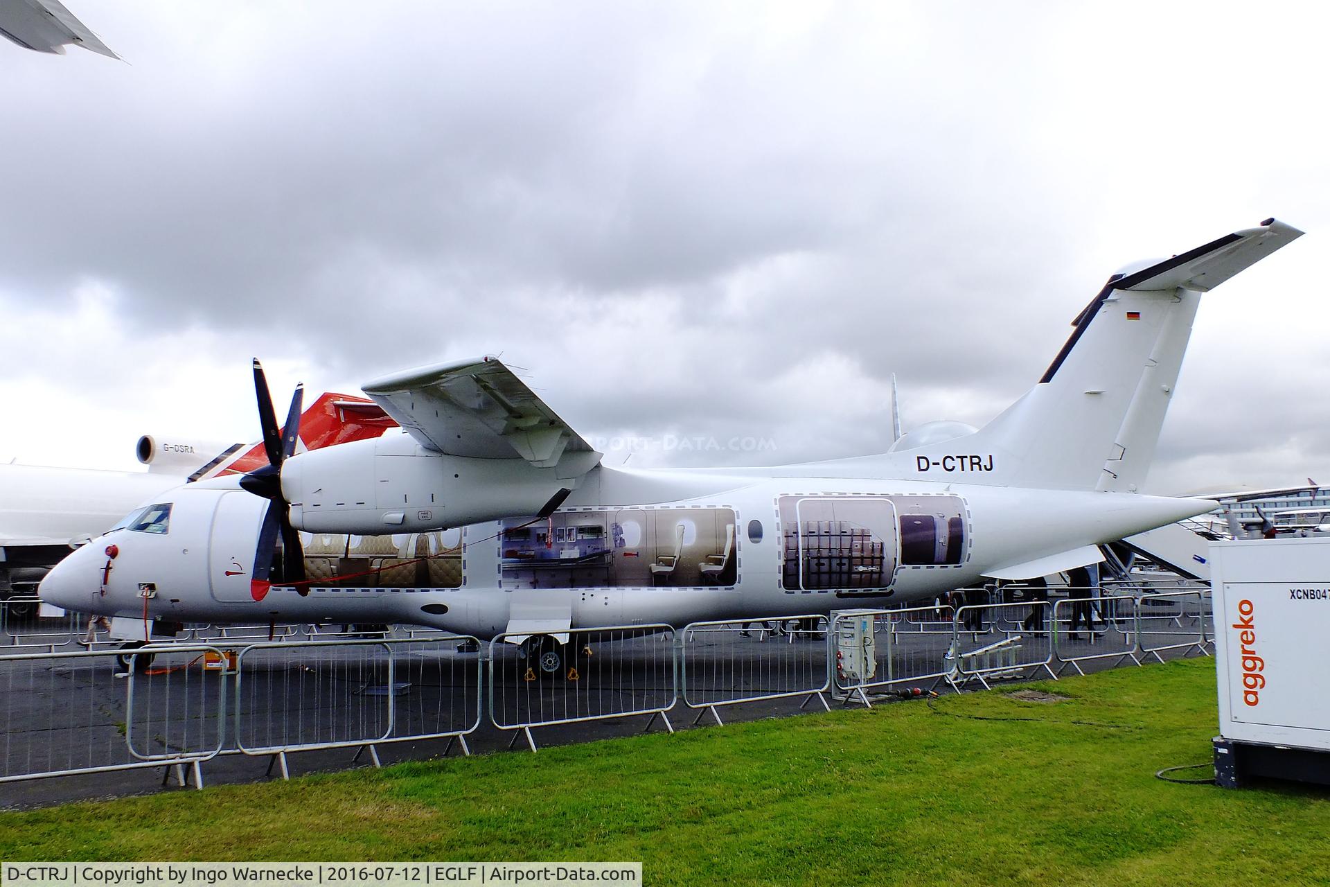 D-CTRJ, 1994 Dornier Do328-110 C/N 3015, Dornier 328-100 at  Farnborough International 2016