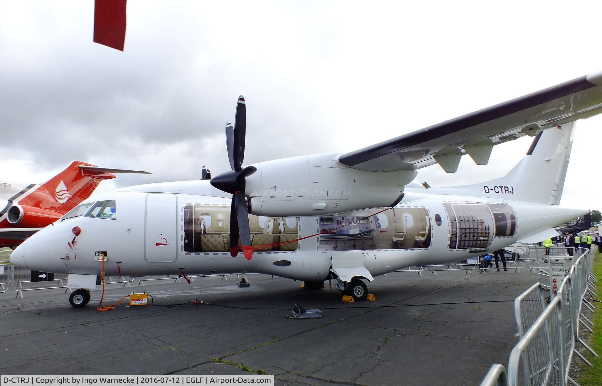 D-CTRJ, 1994 Dornier Do328-110 C/N 3015, Dornier 328-100 at  Farnborough International 2016